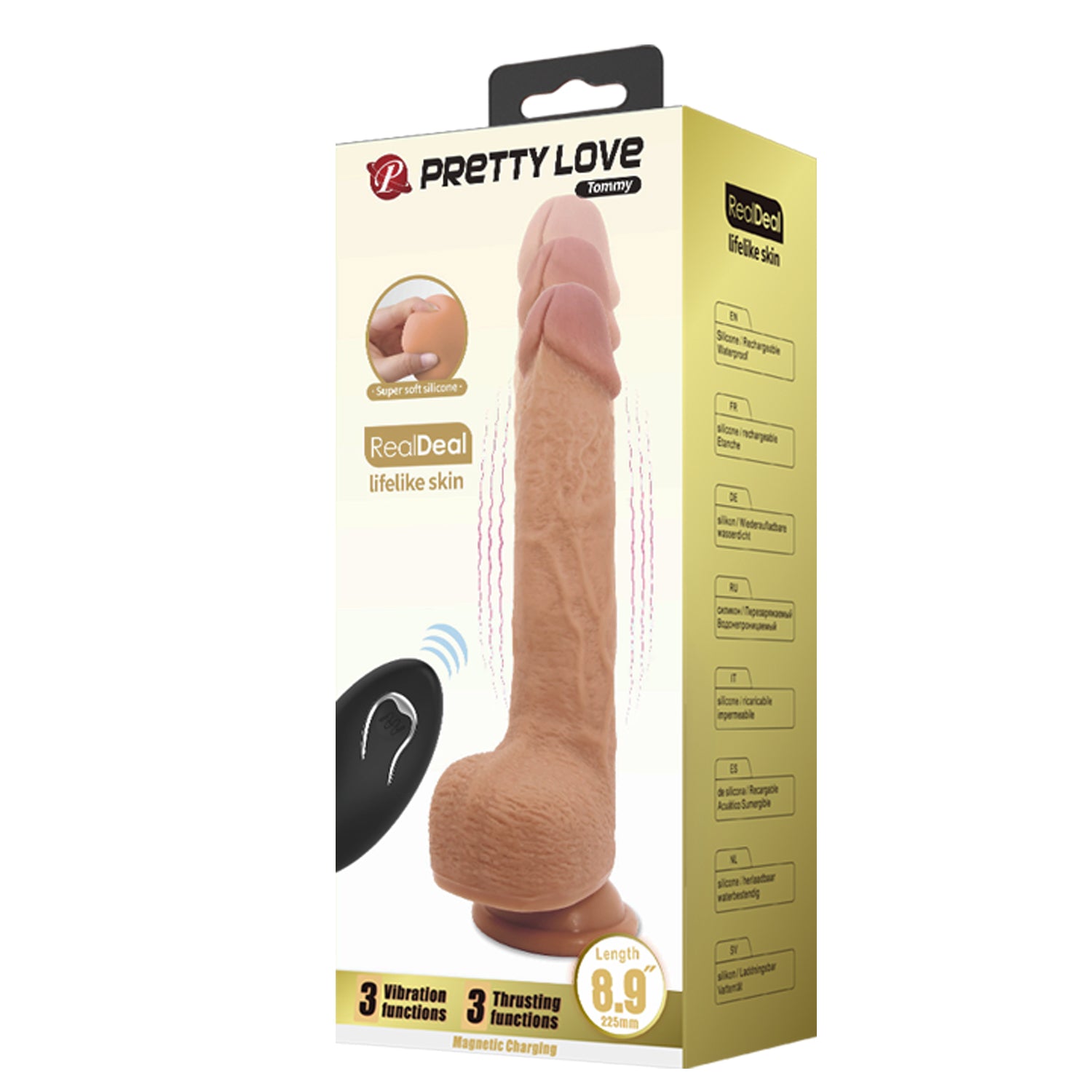 Baile Tommy Realistics Rechargeable Dong Vibrating Dildos