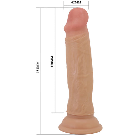 Party Up TOM Slide Skin Suction Cup Flexible Dildo - Realistic Dildos