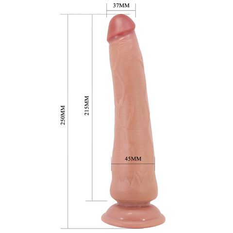 Pretty Love Tiemeyer 9.8 Inch Sliding Skin Realistic Dildo - Realistic Dildos