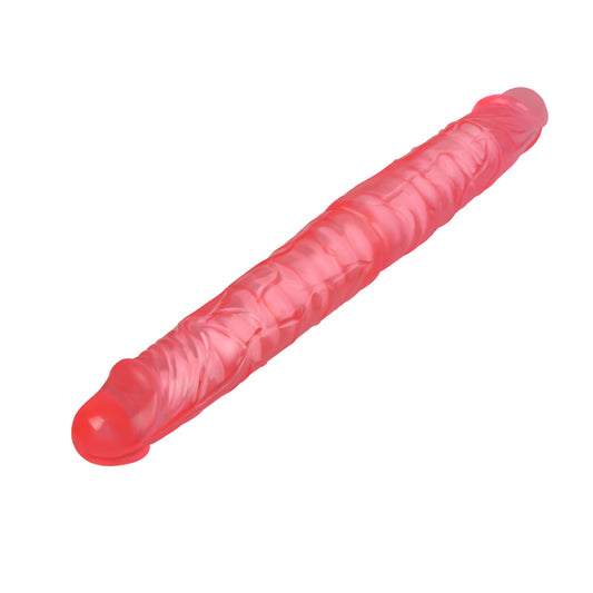 Baile Bendable Realistic TPR Double Dong 14 Inches - Double Ender
