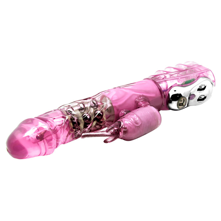 Baile Multi Functions Rabbit Ear Rotating Vibrator - Rabbit Vibrators