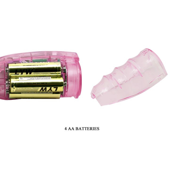 Baile Multi Functions Rabbit Ear Rotating Vibrator - Rabbit Vibrators