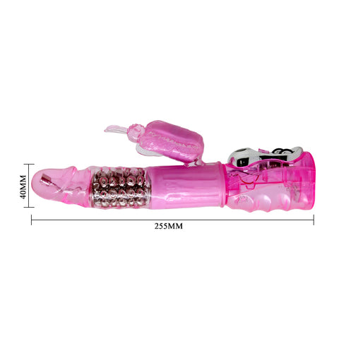 Baile Thrusting Multi Functions Classic Rabbit Vibrator - Rabbit Vibrators