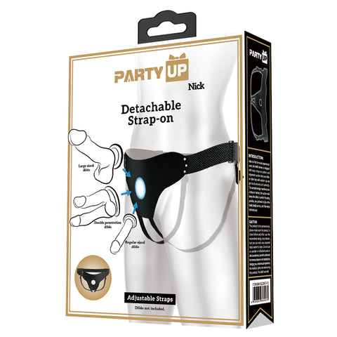 Party Up NICK Adjustable Strap-On Harness - Strap On Sextoys