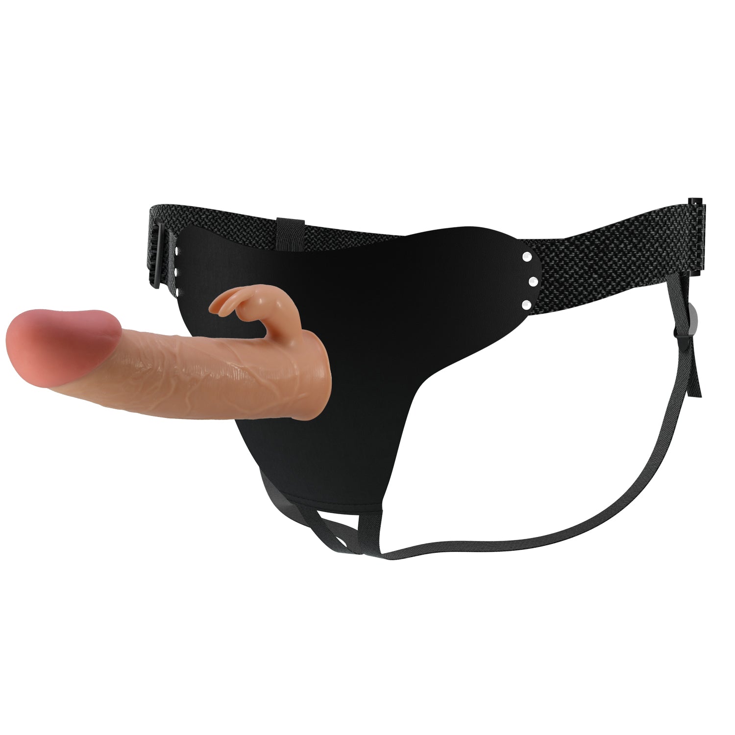 Pretty Love Mavis Strap-On Harness with 7.4 Inch Dildo Flesh Strap On Sextoys