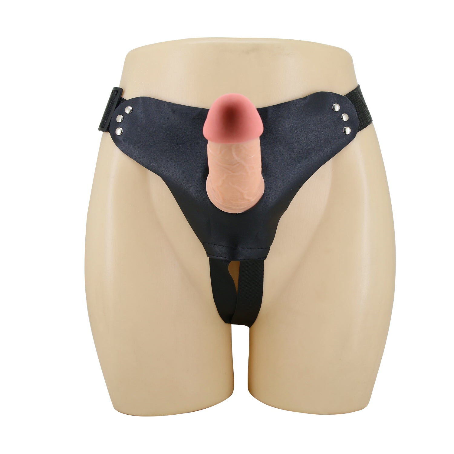 Pretty Love Mavis Strap-On Harness with 7.4 Inch Dildo Flesh Strap On Sextoys