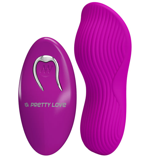 Pretty Love Rechargeable Romario Panty Vibrator Purple - Remote Control Vibrators