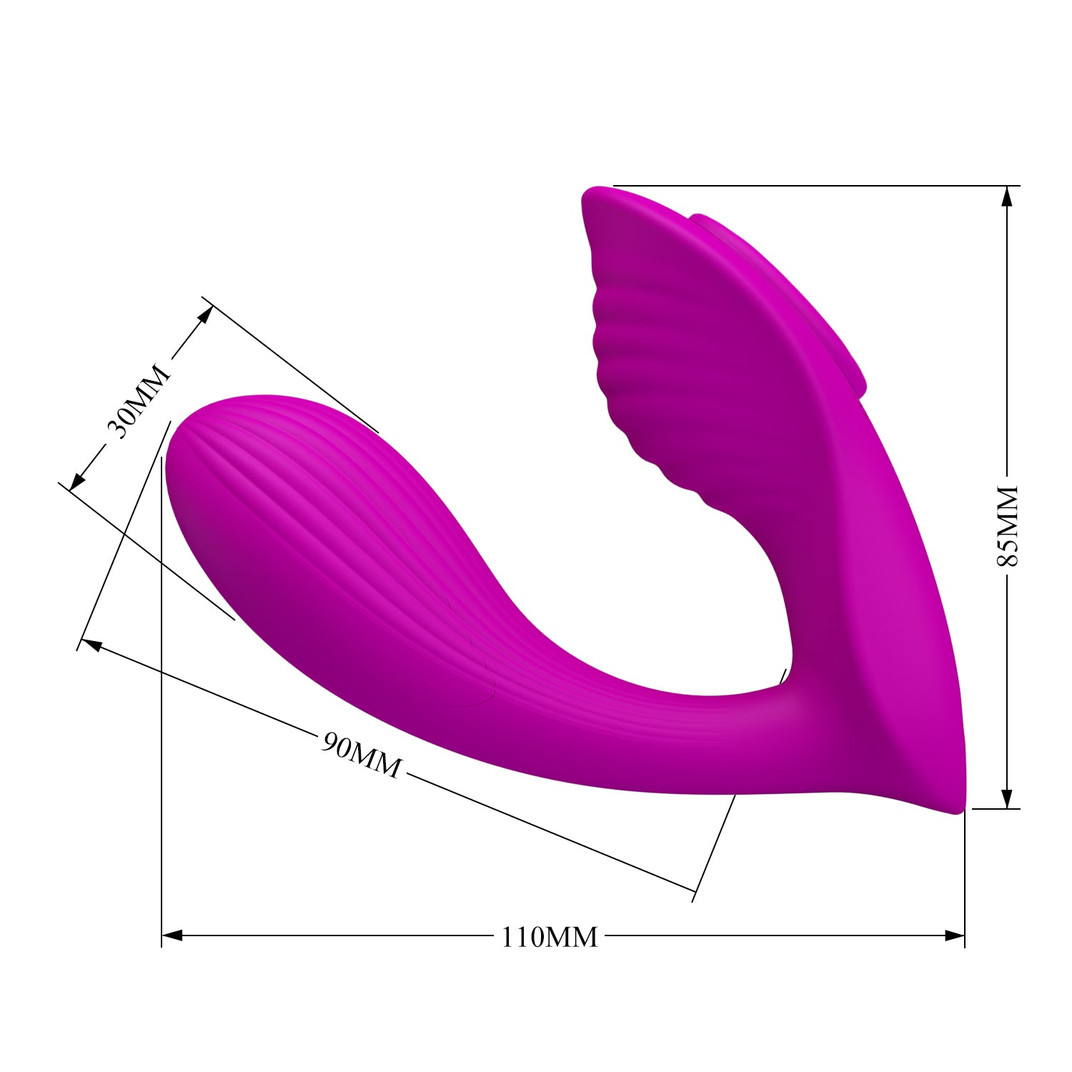 Pretty Love Rechargeable Zico Panty Vibrator Purple Remote Control Vibrators