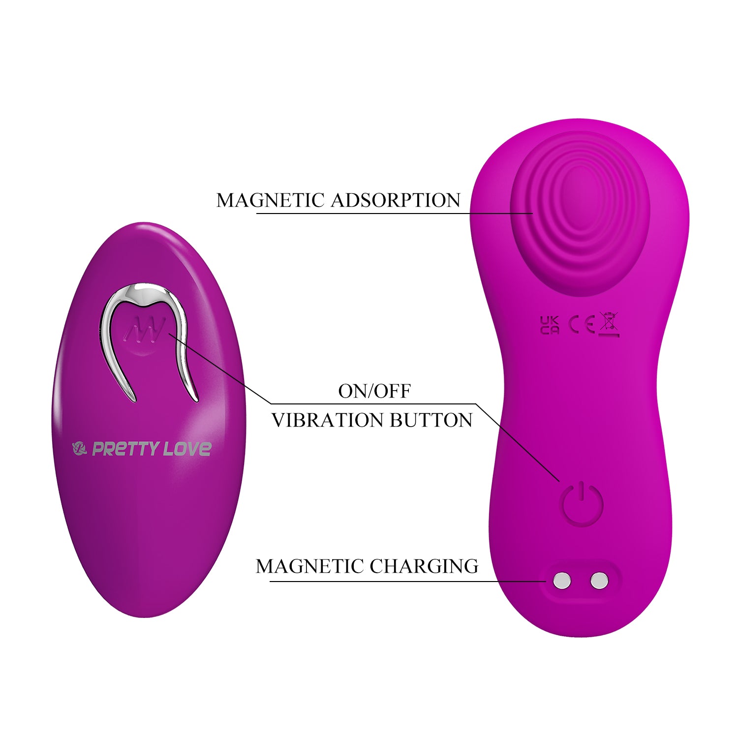 Pretty Love Rechargeable Zico Panty Vibrator Purple Remote Control Vibrators