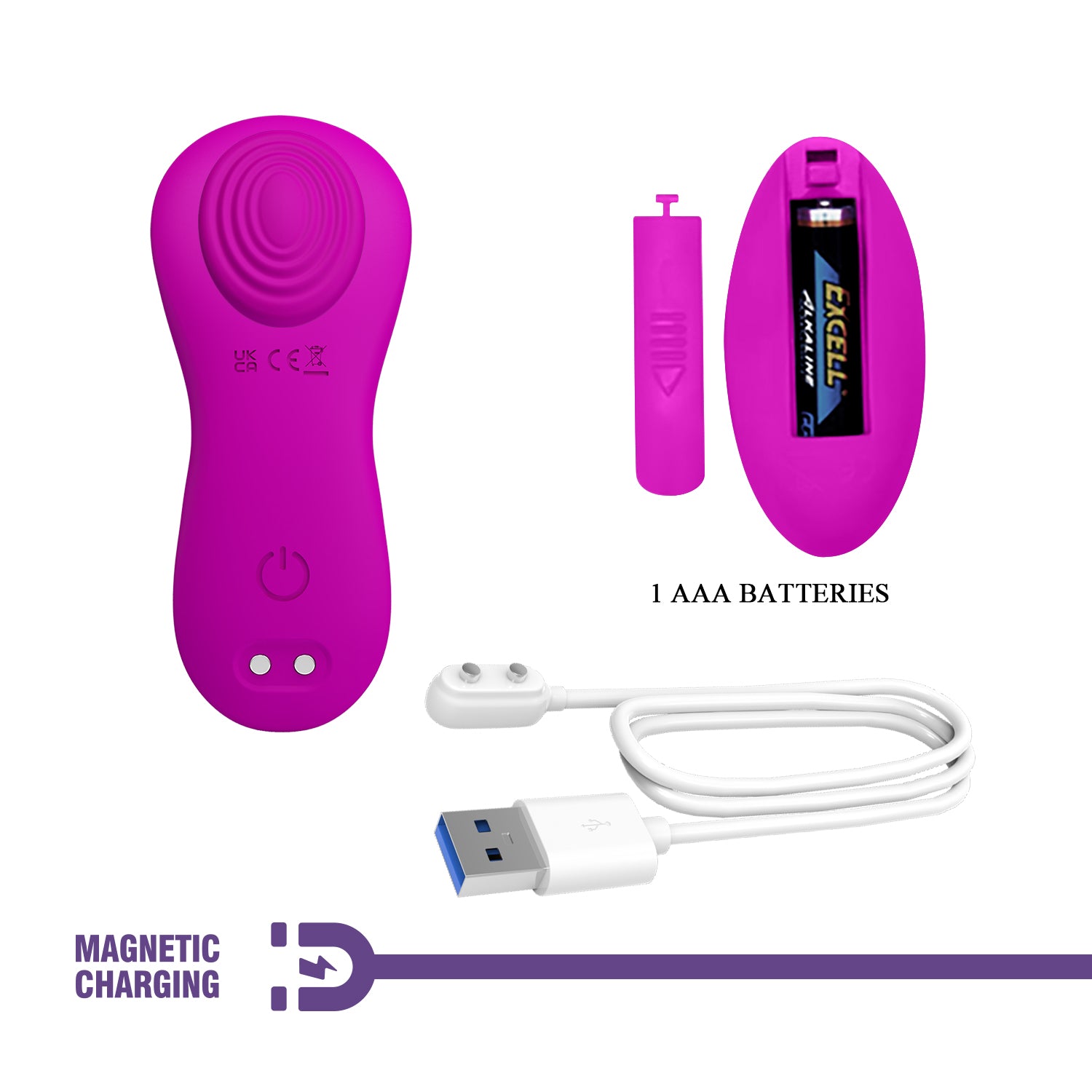 Pretty Love Rechargeable Zico Panty Vibrator Purple Remote Control Vibrators