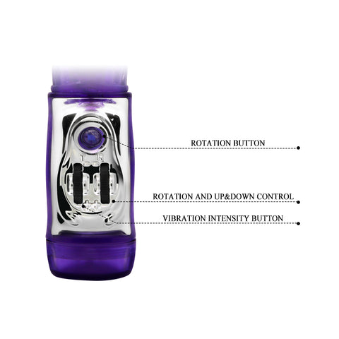Baile Vibrating Rotating and Thrusting Rabbit Vibrator - Rabbit Vibrators
