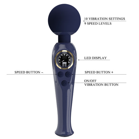 Baile Pretty Love SKYLER Vibrating Body Wand Massager - Body Wands