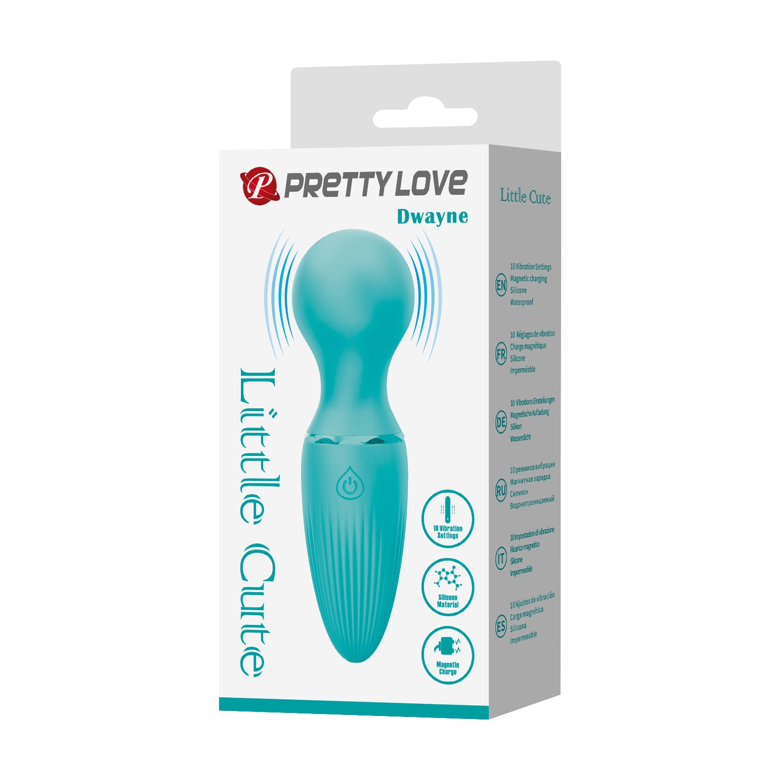 Pretty Love Dwayne Little Cute Mini Body Wand Massager Body Wands