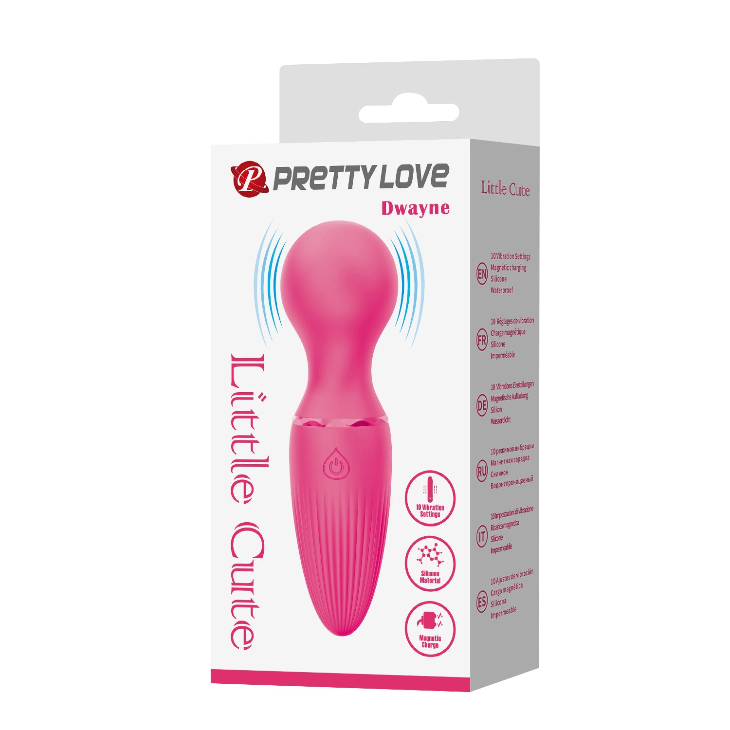 Pretty Love Dwayne Little Cute Mini Body Wand Massager Body Wands