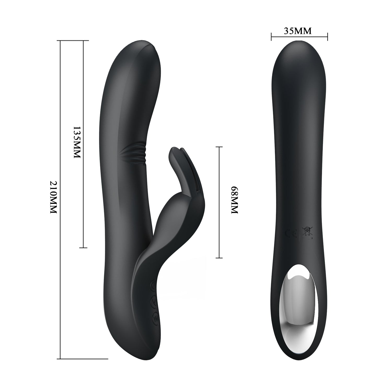 Pretty Love Dylan USB Rechargeable Silicone Rabbit Vibe Rabbit Vibrators