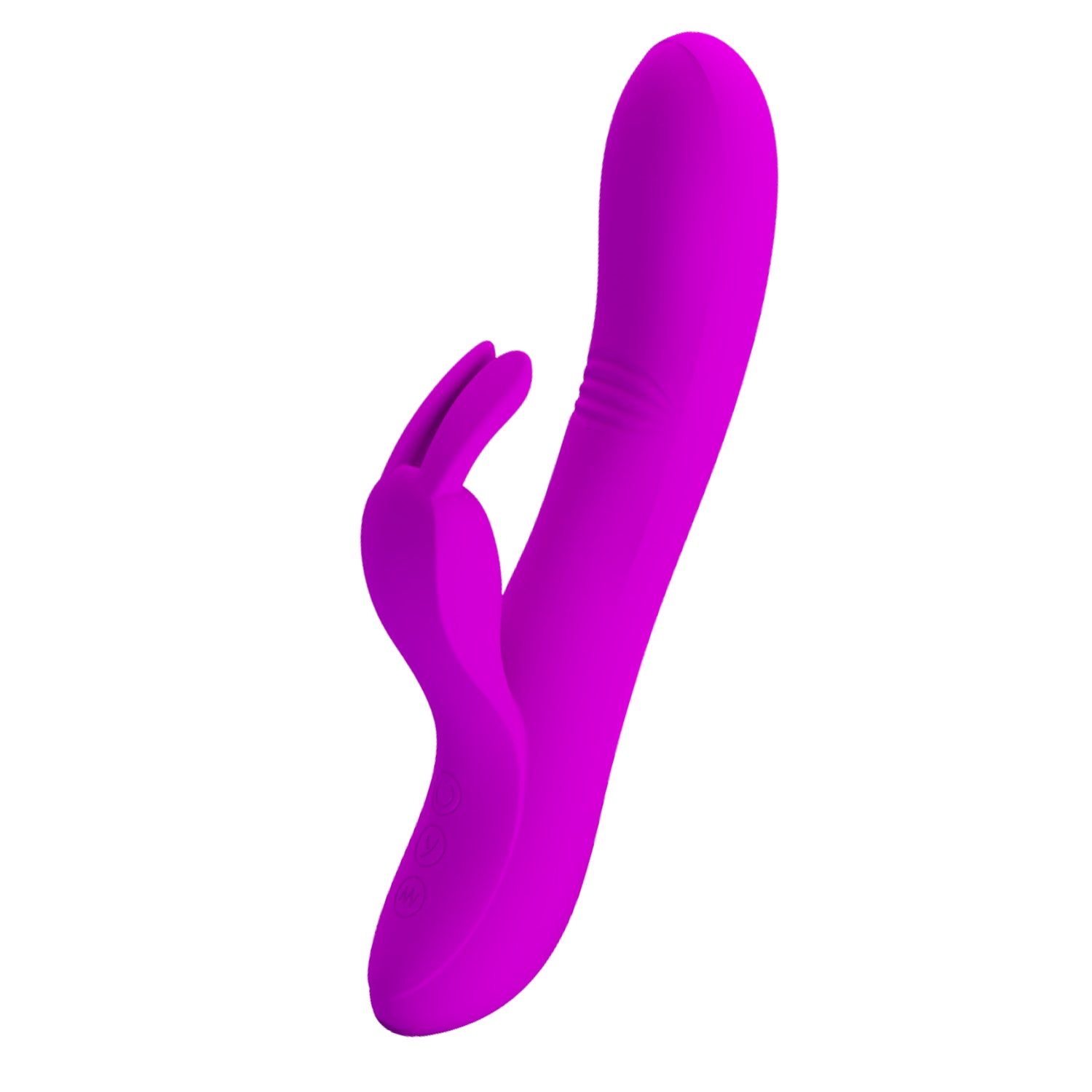 Pretty Love Dylan USB Rechargeable Silicone Rabbit Vibe Purple Rabbit Vibrators