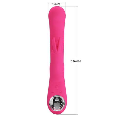 Baile Pretty Love LAMAR Super Soft Silicone Rabbit Vibrator - Rabbit Vibrators