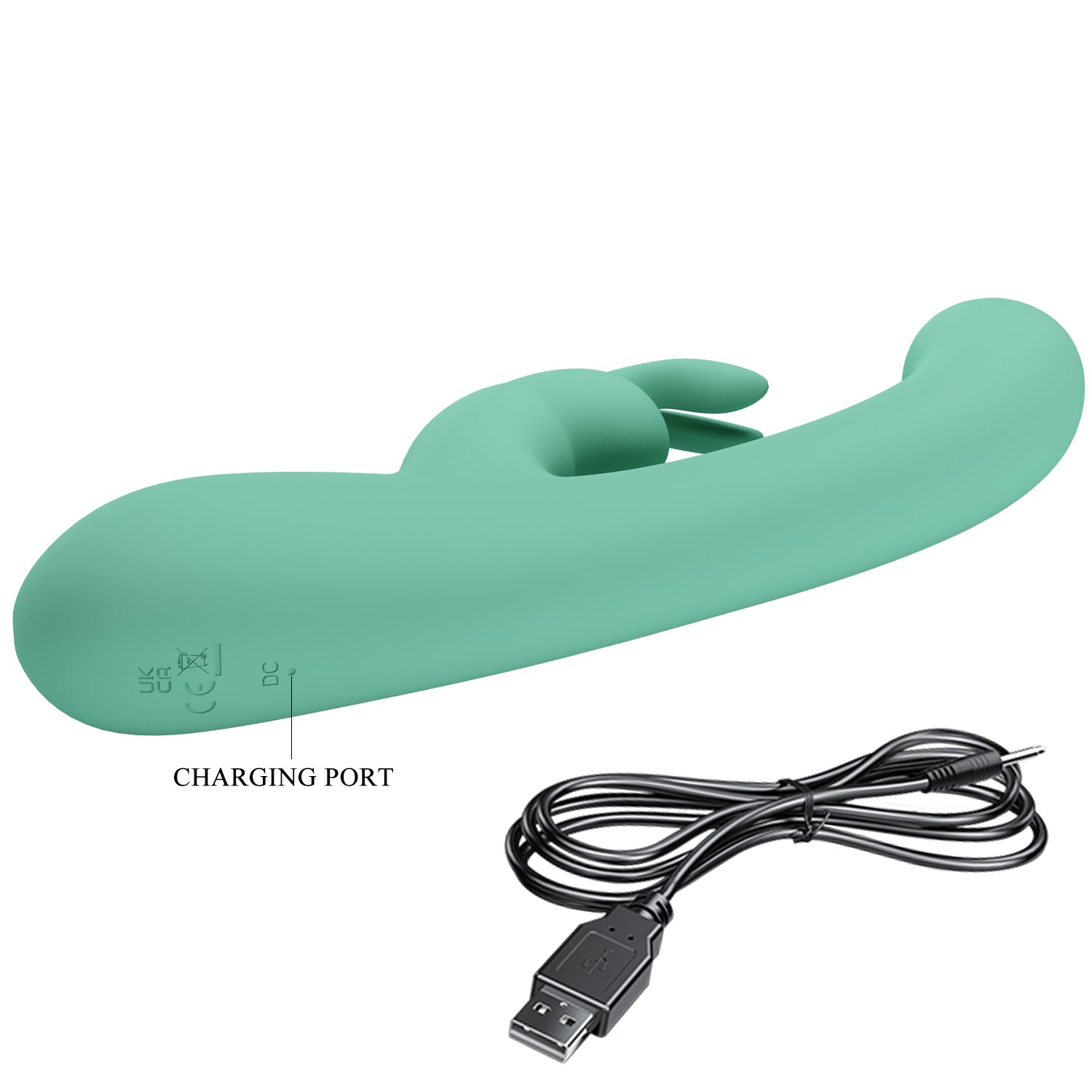 Baile Pretty Love LAMAR Super Soft Silicone Rabbit Vibrator Rabbit Vibrators