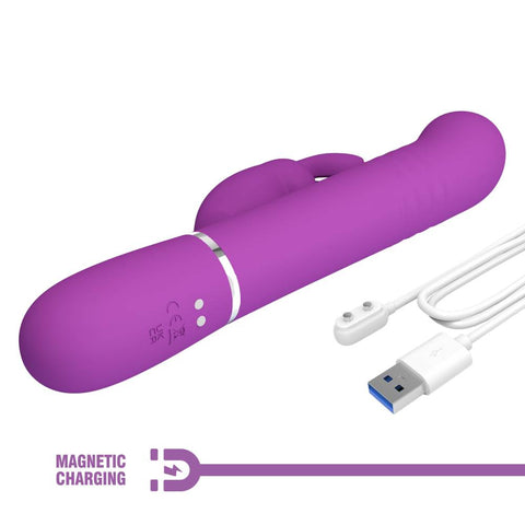Pretty Love Coale 4 in1 Multi Function Twin Motor Rabbit Vibrator - Rabbit Vibrators
