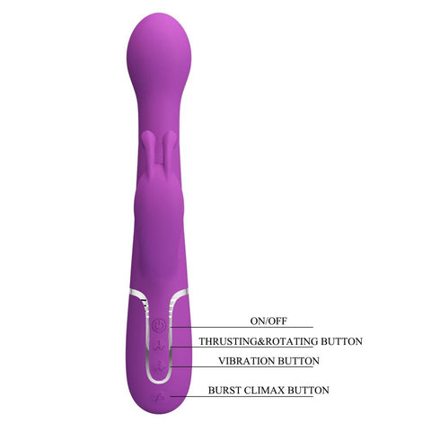 Pretty Love Dejon 3 in1 Multi Function Rabbit Ear Adult Vibrator - Rabbit Vibrators