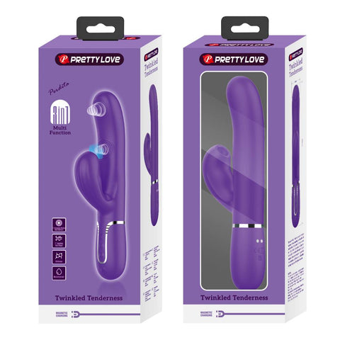 Pretty Love Perdita 3 in1 Multi Function Rabbit Style Vibrator - Rabbit Vibrators