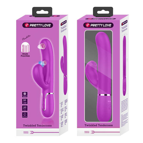 Pretty Love Perdita 3 in1 Multi Function Rabbit Style Vibrator - Rabbit Vibrators