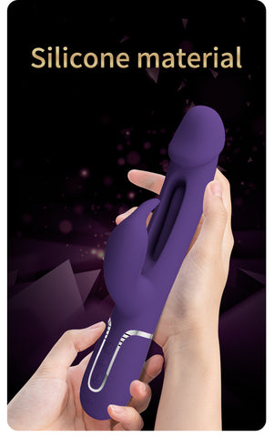 Party Up DAVID Swinging Rechargeable Rabbit Vibrator - Rabbit Vibrators