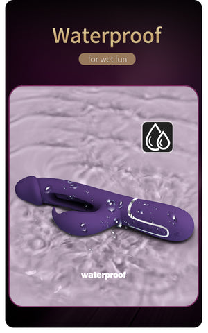 Party Up DAVID Swinging Rechargeable Rabbit Vibrator - Rabbit Vibrators