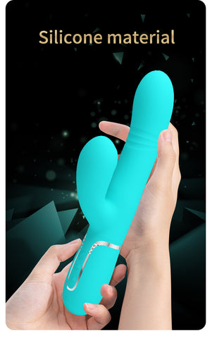 Party Up PAUL Rolling Beads Thrusting Rabbit Vibrator - Rabbit Vibrators