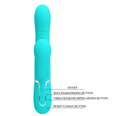 Pretty Love Mariana 4 in1 Multi Function Rabbit Vibrator - Rabbit Vibrators