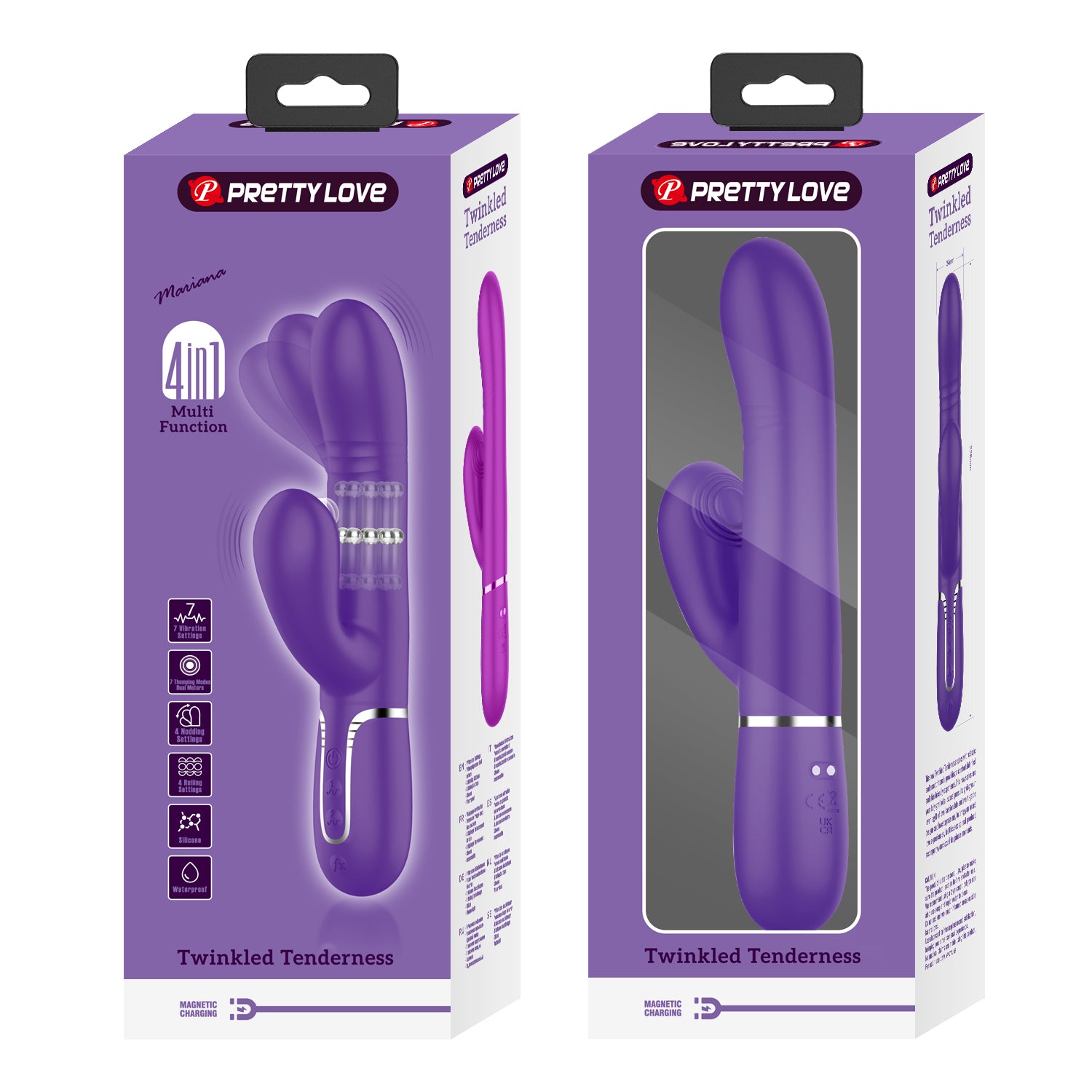 Pretty Love Mariana 4 in1 Multi Function Rabbit Vibrator Rabbit Vibrators