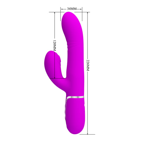 Pretty Love Mariana 4 in1 Multi Function Rabbit Vibrator - Rabbit Vibrators