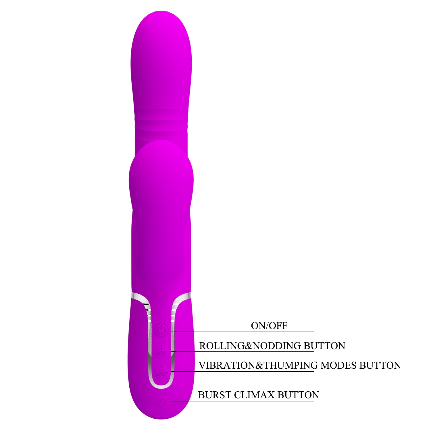 Pretty Love Mariana 4 in1 Multi Function Rabbit Vibrator Rabbit Vibrators