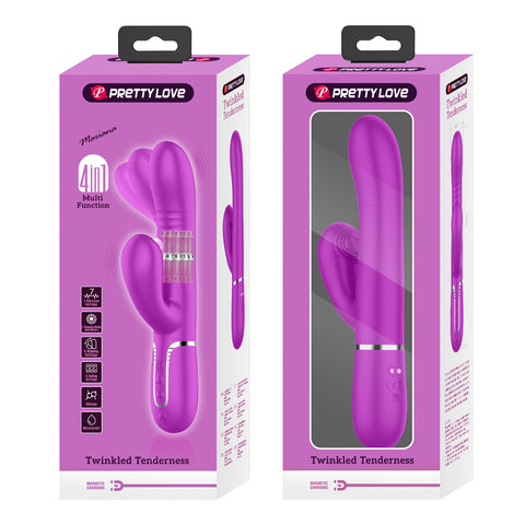 Pretty Love Mariana 4 in1 Multi Function Rabbit Vibrator - Rabbit Vibrators