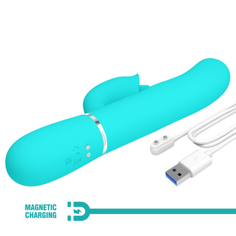 Pretty Love Gigi 3 in1 Multi Function Rabbit Massager - Rabbit Vibrators