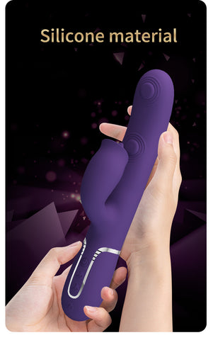 Party Up ALAN Dual Motor Vibrating Rabbit Massager - Rabbit Vibrators