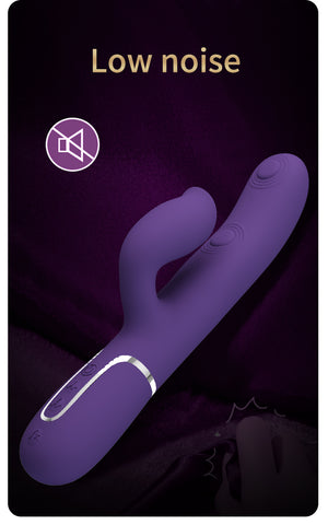 Party Up ALAN Dual Motor Vibrating Rabbit Massager - Rabbit Vibrators