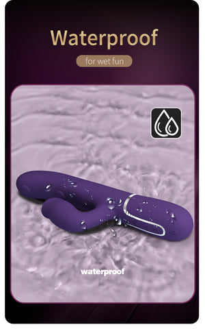 Party Up ALAN Dual Motor Vibrating Rabbit Massager - Rabbit Vibrators