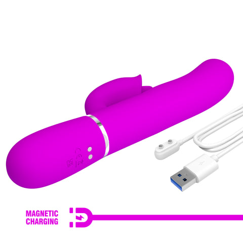 Pretty Love Gigi 3 in1 Multi Function Rabbit Massager - Rabbit Vibrators