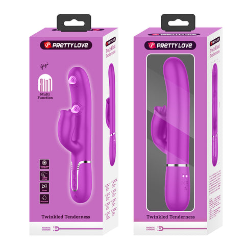 Pretty Love Gigi 3 in1 Multi Function Rabbit Massager - Rabbit Vibrators