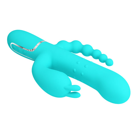 Pretty Love Cammy 4 in 1 - 7 Functions Triple Rabbit Vibrator - Rabbit Vibrators