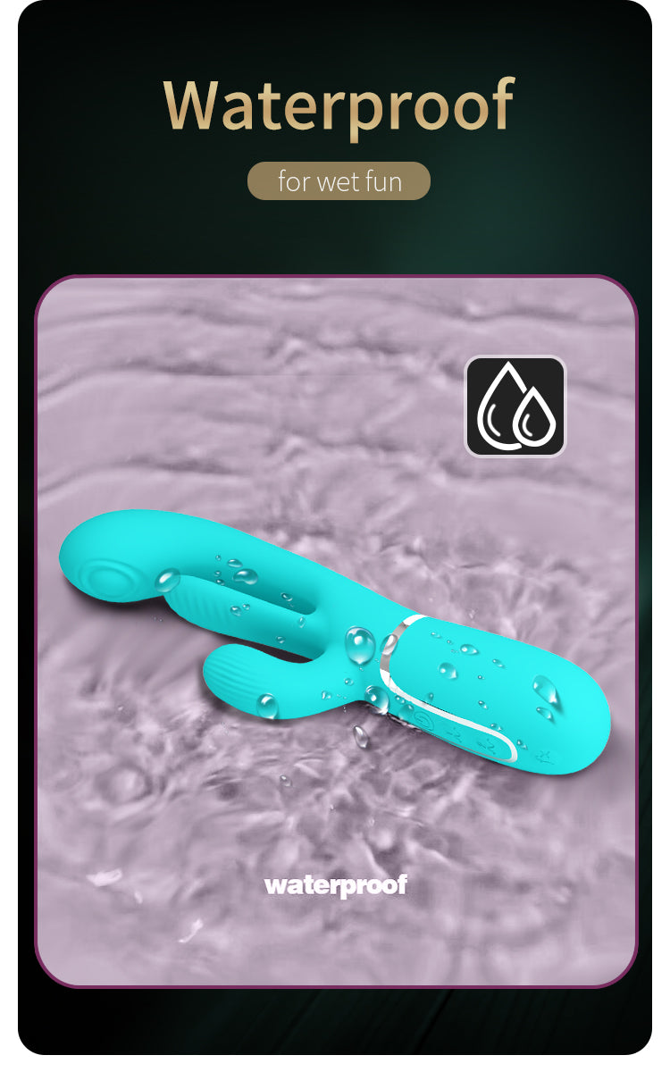 Party Up ANDY Multi Function Rabbit Vibrator With Tip Rabbit Vibrators