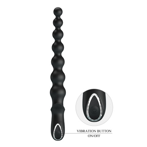 Baile Rechargeable Rigdon Vibrating Anal Play Beads - Anal Beads and Balls