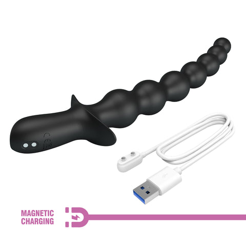 Baile Rechargeable Rigdon Vibrating Anal Play Beads - Anal Beads and Balls