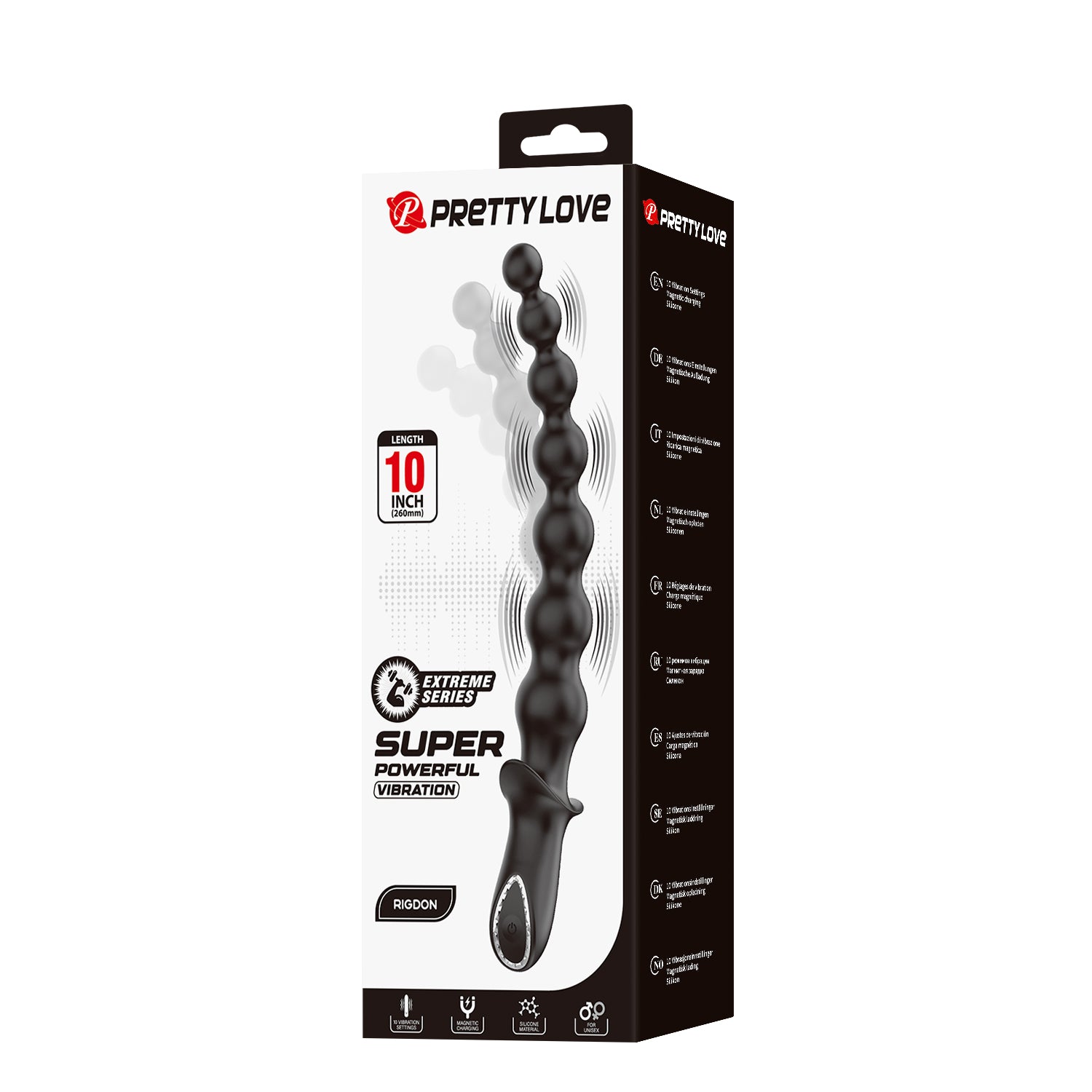 Baile Rechargeable Rigdon Vibrating Anal Play Beads - Anal Beads and Balls