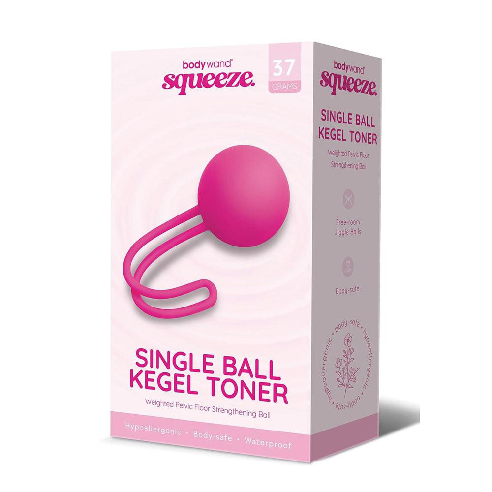 Bodywand Squeeze Single Ball Kegel Toner Pink Love Eggs and Kegel Exercisers