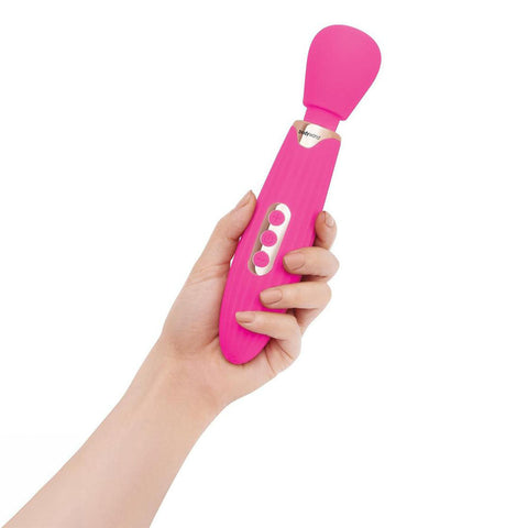 Xgen Bodywand RUMBLE Rechargeable Personal Massager Hot Pink - Body Wands