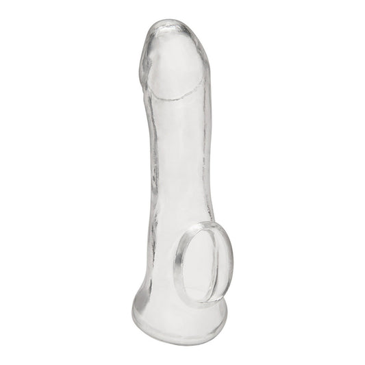 Blue Line 6.75 Inch Girthy Penis Enhancing Sleeve Extension - Penis Sleeves and Extenders