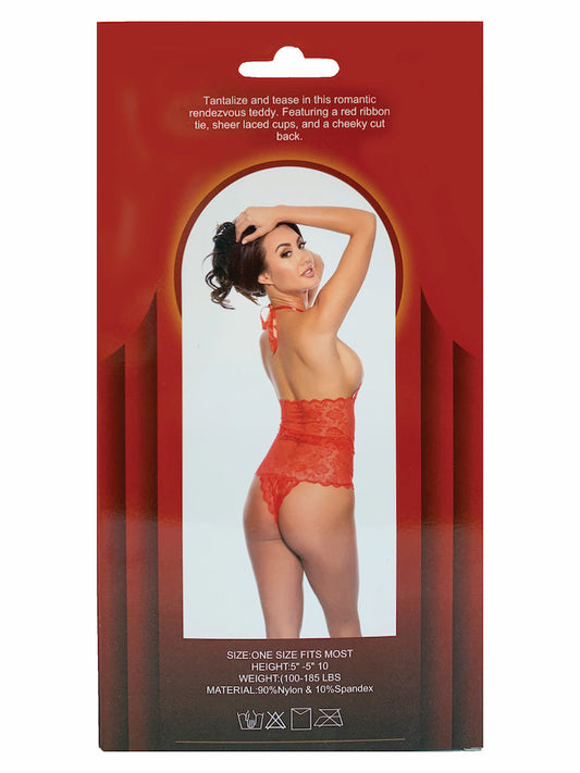 Popsi Lingerie Romantic Rendezvous Womens Lace Teddy OS - Teddies and Bodysuits