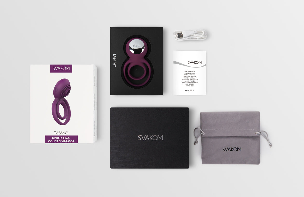 Svakom Tammy Vibrating Double Cock Ring Vibrating Cock Rings